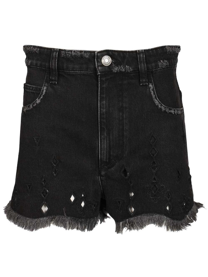Isabel Marant Aecia Trousers - Nero | d989129e4e6e6caeeab416ae2cc3531a03925c4c