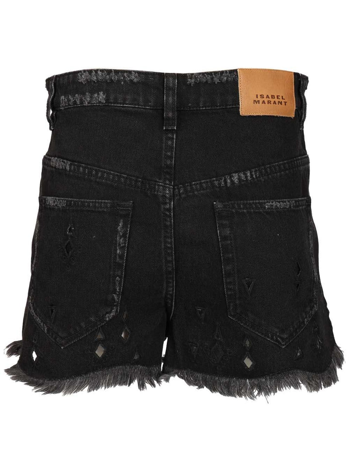 Isabel Marant Aecia Trousers - Nero | 252d45f0b93c535ae34f4a5e47dbea6a09caa443
