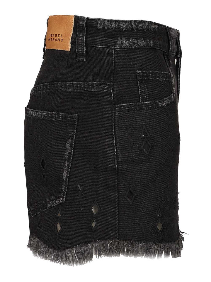 Isabel Marant Aecia Trousers - Nero | 173a34af0d2b6bb724a6381566d86657bce60b4d