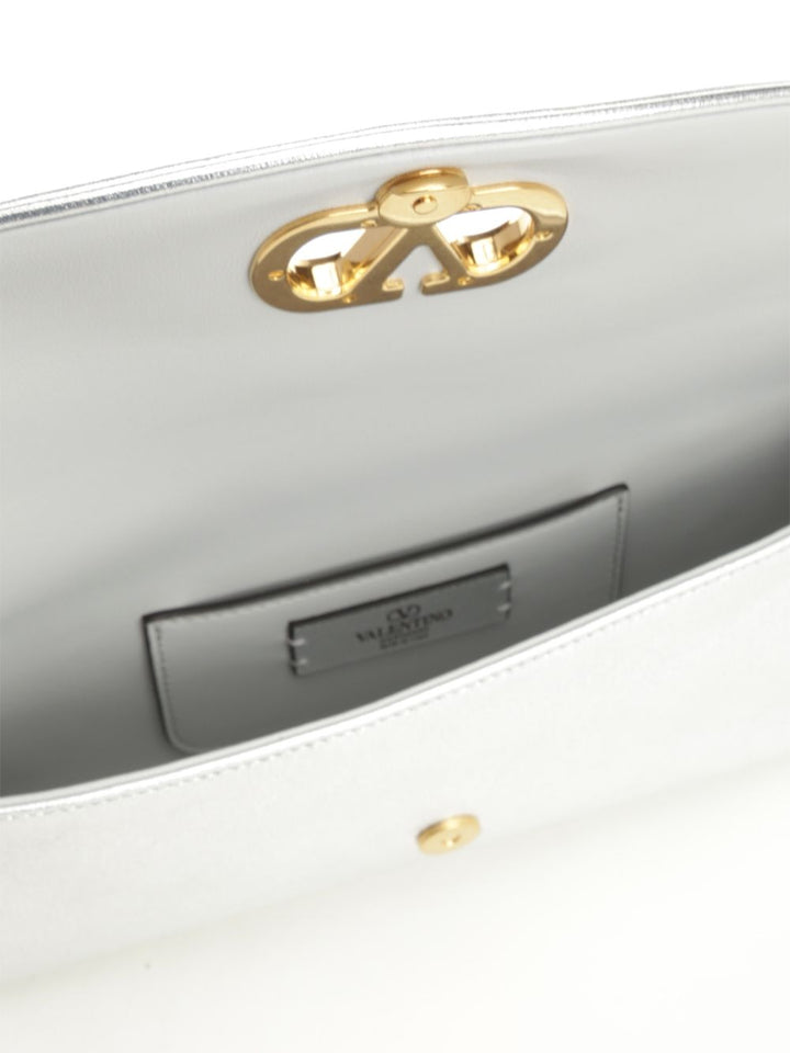 Valentino Garavani Devain Shoulder Bags - Silver | 5a4ef35e214f1e234108691f19a17997855f0166