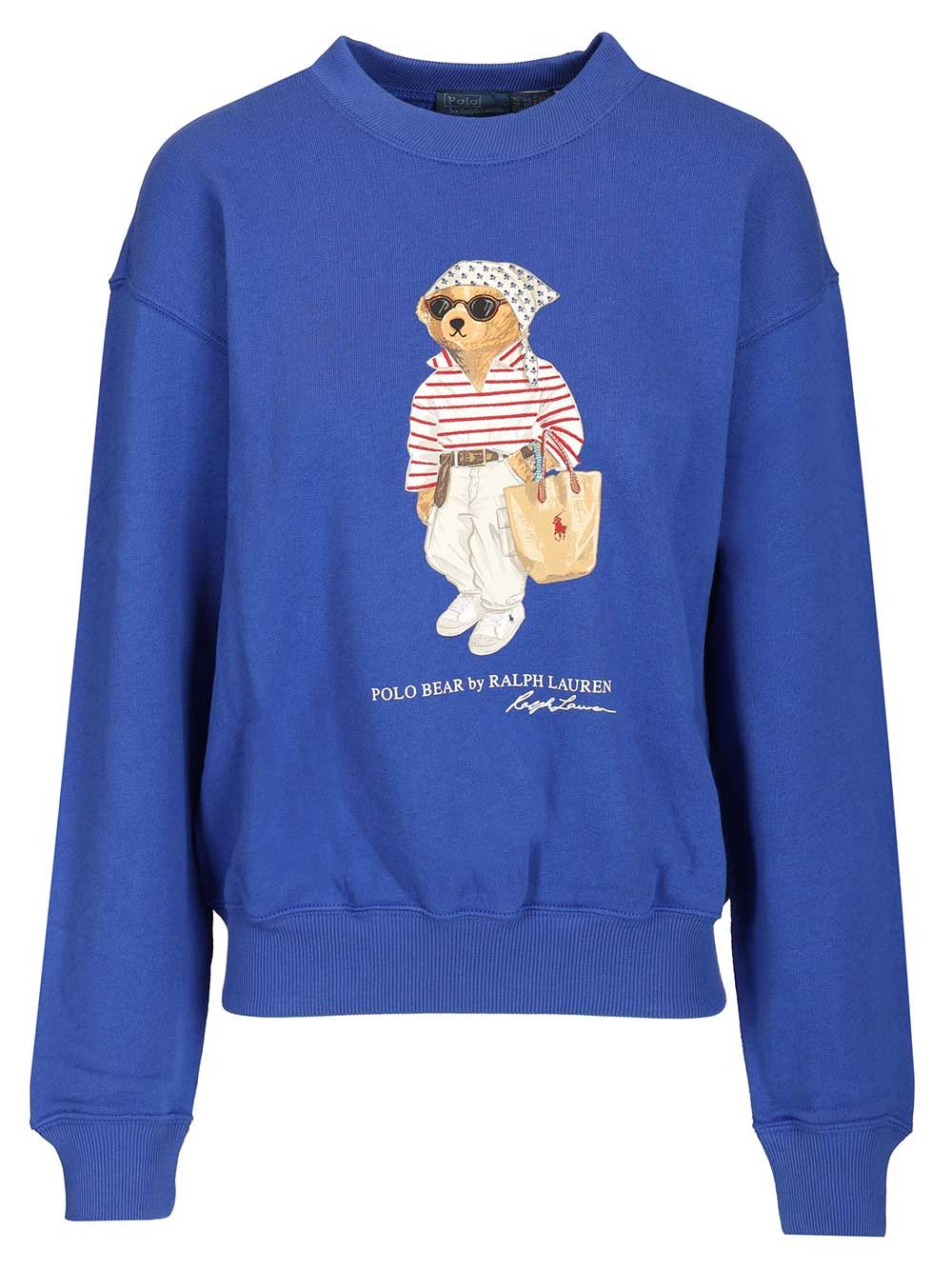 Polo Ralph Lauren Polo Bear Sweater Sweatshirts - Blu | 56d875532d5349b02a8c4a35a06e3d7d9399356b