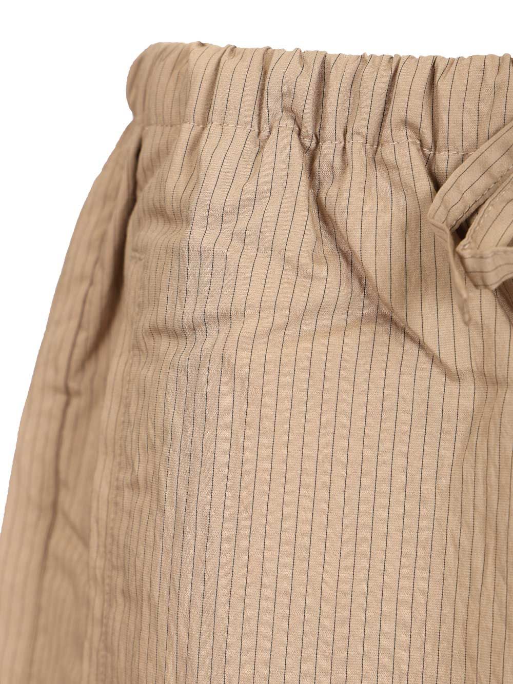 Maison KitsunÉ Pantaloncini A Righe Trousers - Beige | bcf807721fd7daddb48bb0efeae4296083023f40