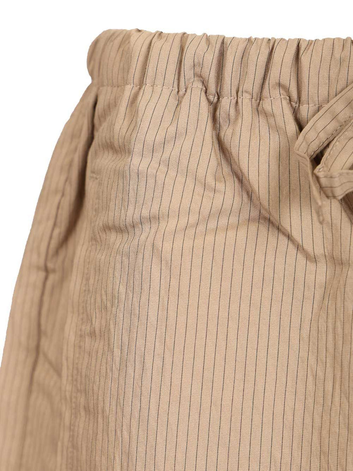 Maison KitsunÉ Pantaloncini A Righe Trousers - Beige | bcf807721fd7daddb48bb0efeae4296083023f40