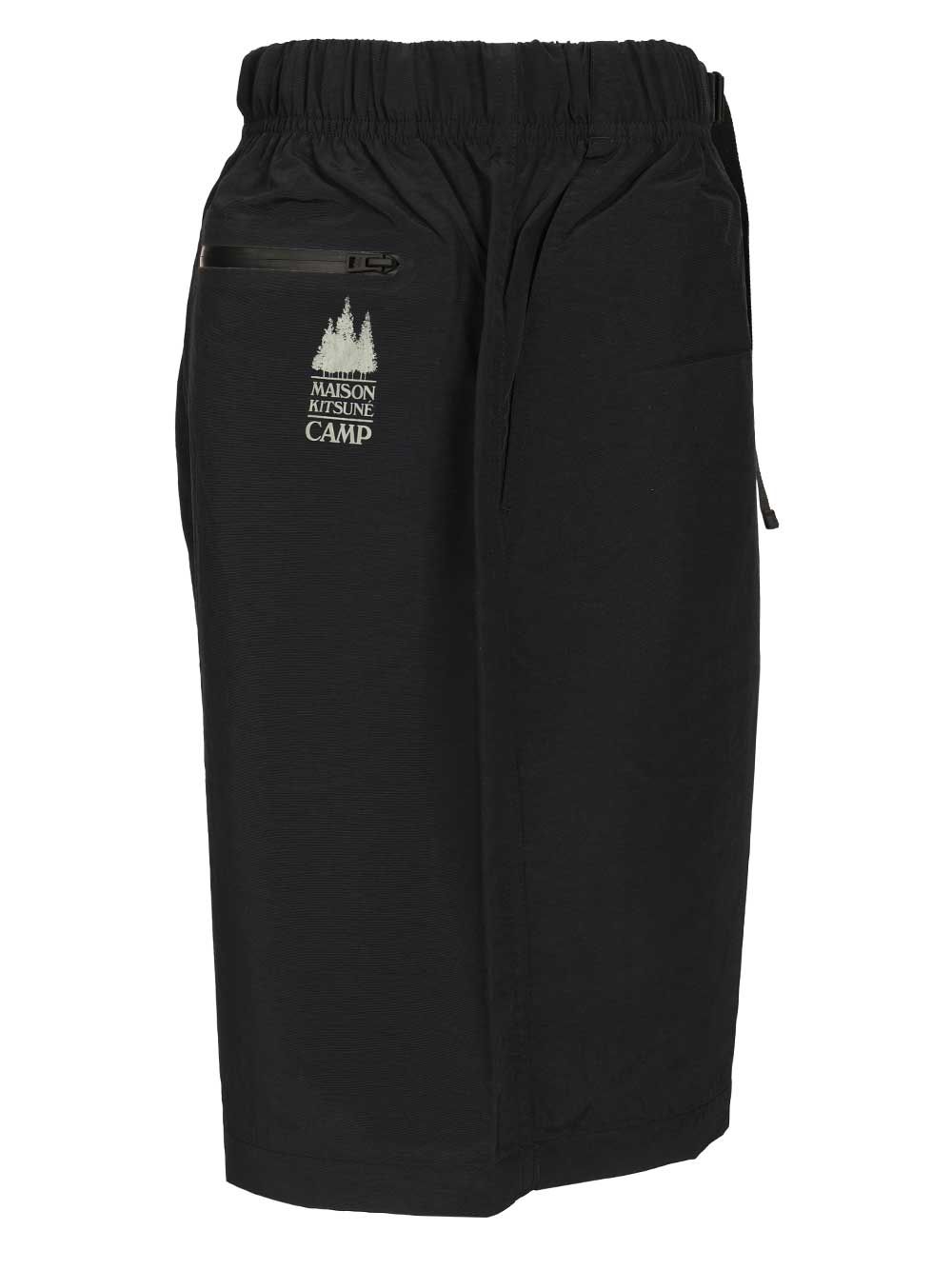 Maison KitsunÉ Technical Shorts Trousers - Nero | 7643554e259eef02cb197087bd292eee2076b926