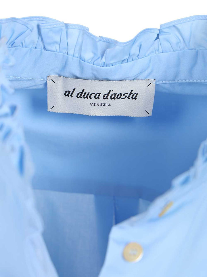 Al Duca D'Aosta Rouche Shirts - Light blue | f52f4ee8ad2449c408c7f0248377473db46c43ab