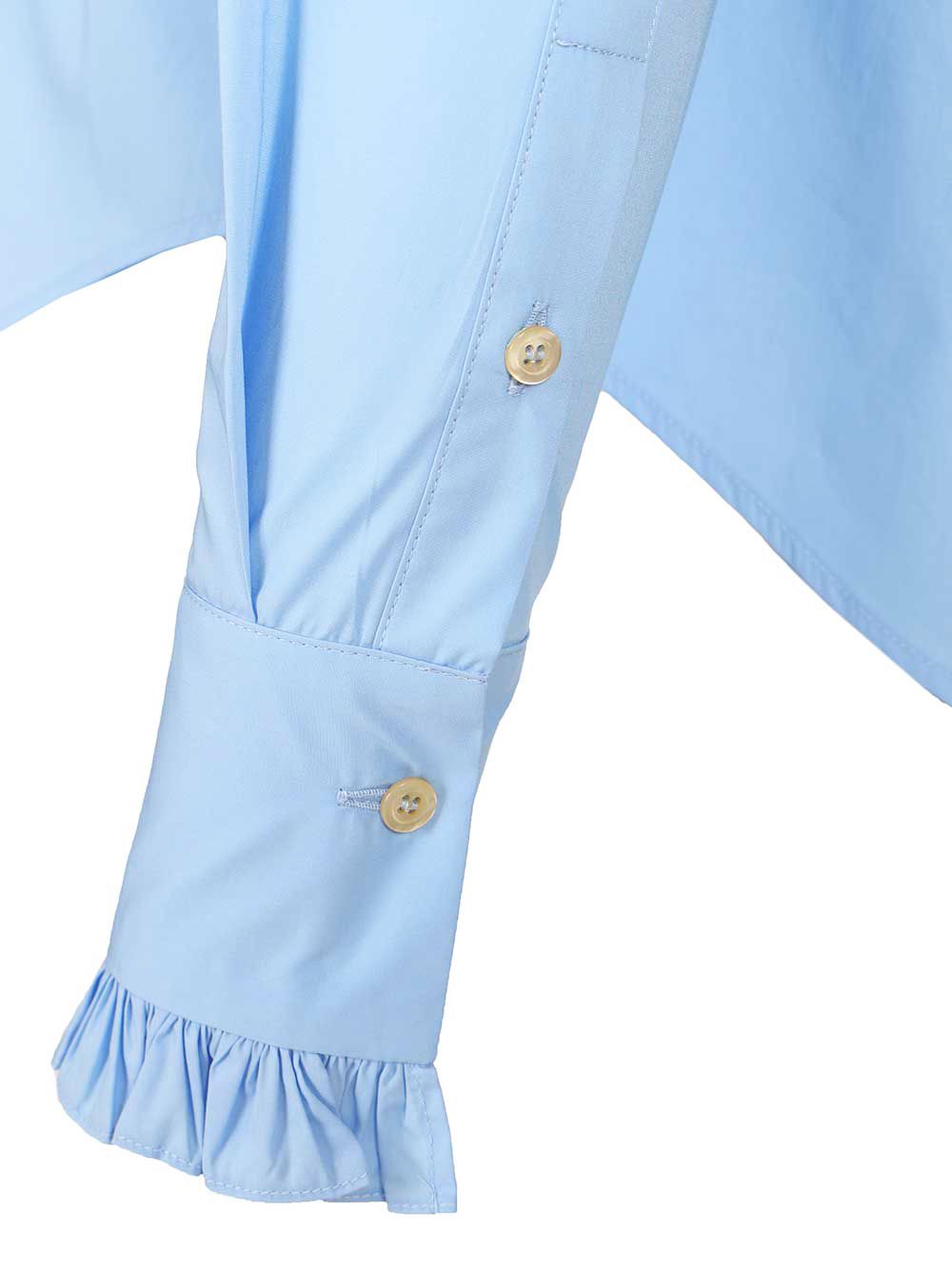 Al Duca D'Aosta Rouche Shirts - Light blue | 47de089bf6b870ea8be3a8c8391b502e463f9a04