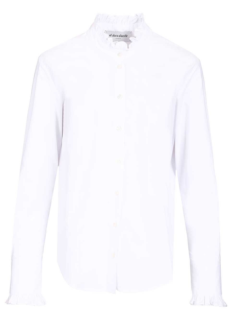 Al Duca D'Aosta Rouche Shirts - Bianco | f7750ba270021b3a2e1107ed7dd5bdc003cb644d