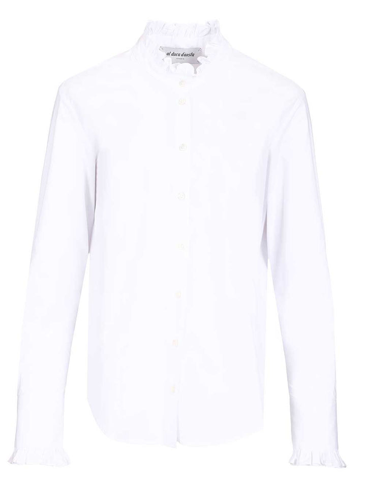 Al Duca D'Aosta Rouche Shirts - Bianco | f7750ba270021b3a2e1107ed7dd5bdc003cb644d