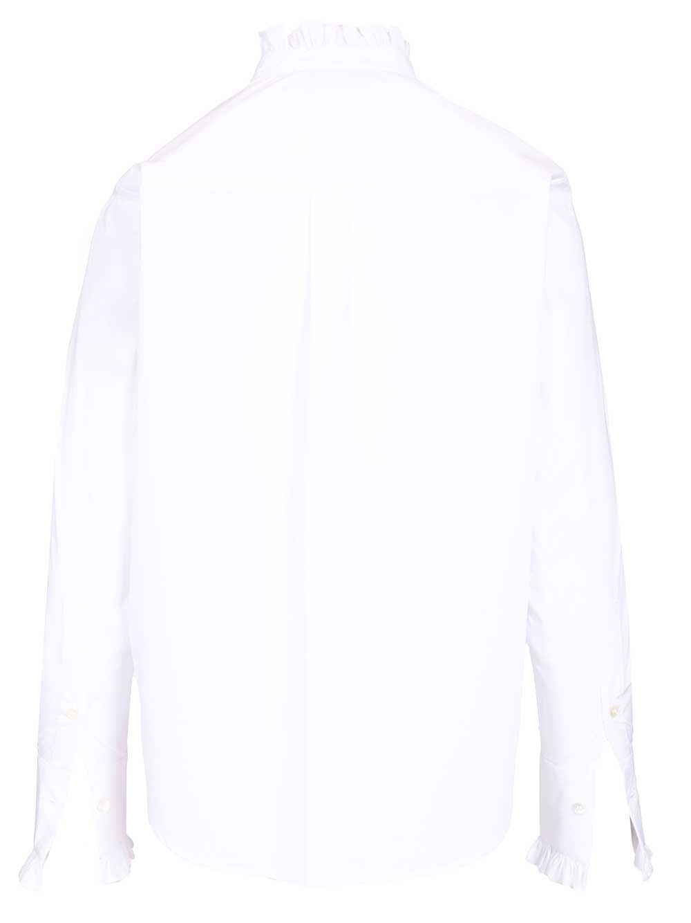 Al Duca D'Aosta Rouche Shirts - Bianco | 5b6d439ed15db78ab4b128d7ef98d7baa707421b