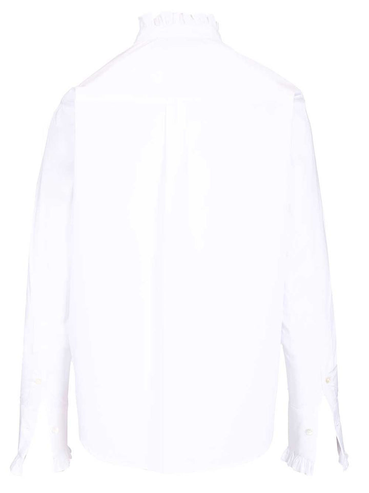 Al Duca D'Aosta Rouche Shirts - Bianco | 5b6d439ed15db78ab4b128d7ef98d7baa707421b