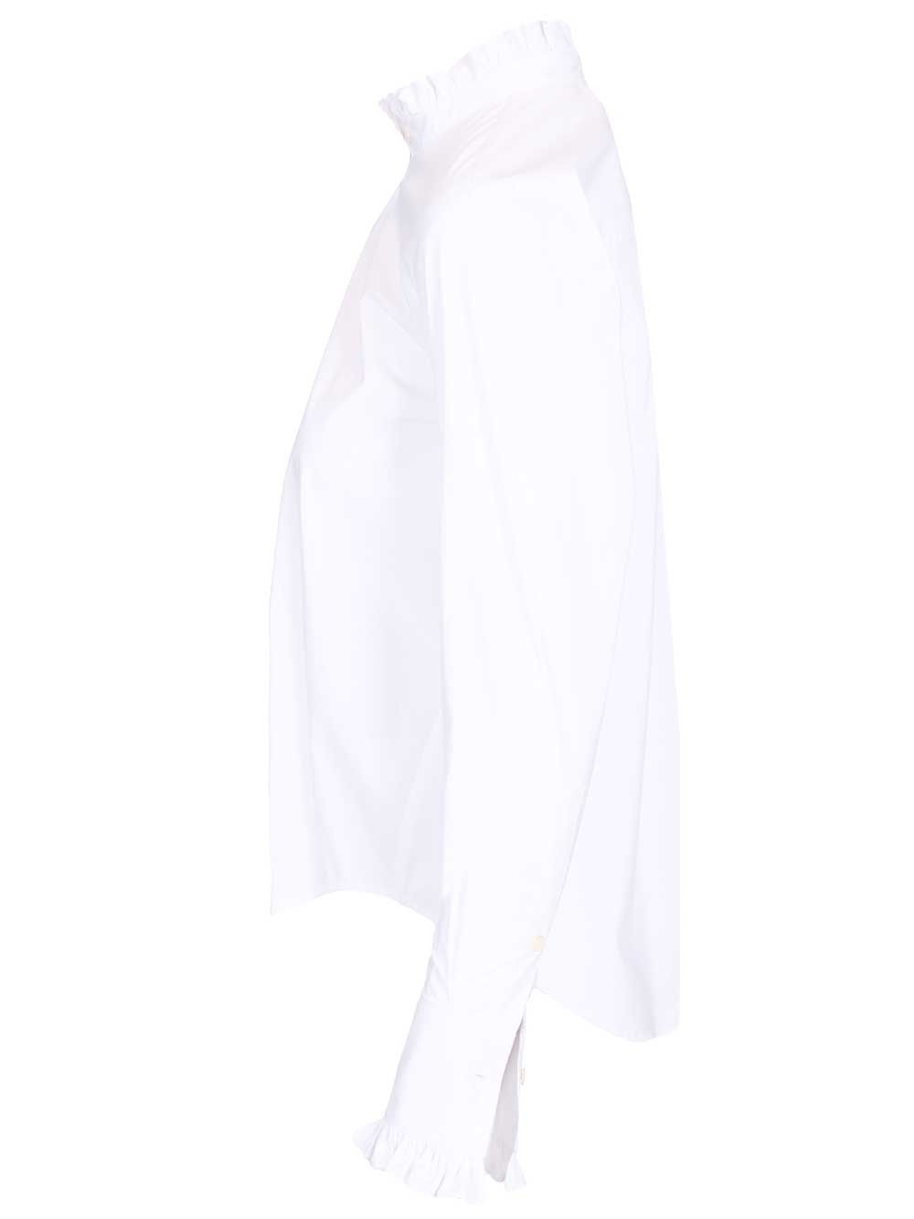 Al Duca D'Aosta Rouche Shirts - Bianco | 798dd92b9b43e3bd36d67de9555c94398f411216