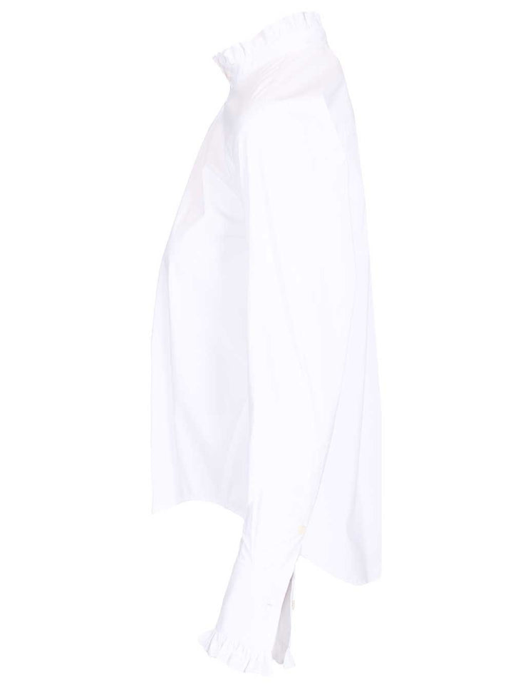Al Duca D'Aosta Rouche Shirts - Bianco | 798dd92b9b43e3bd36d67de9555c94398f411216