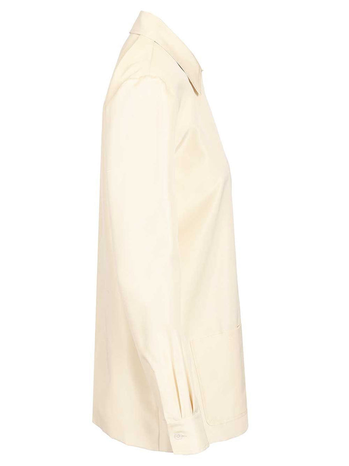 The Row Lucetta Silk Shirt Shirts - Bianco | f59125e25d0b89ab88c39d7aed10ca6d7ec3389a