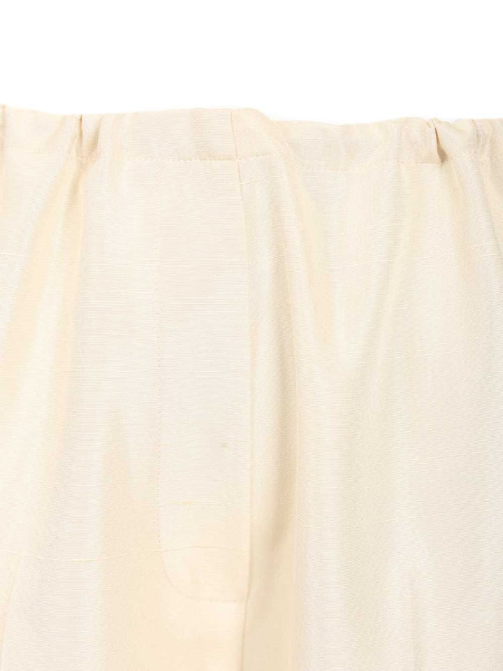 The Row Silk Beta Pants Trousers - Bianco | 077a490836c89c4323f6b35ff33517689148c028