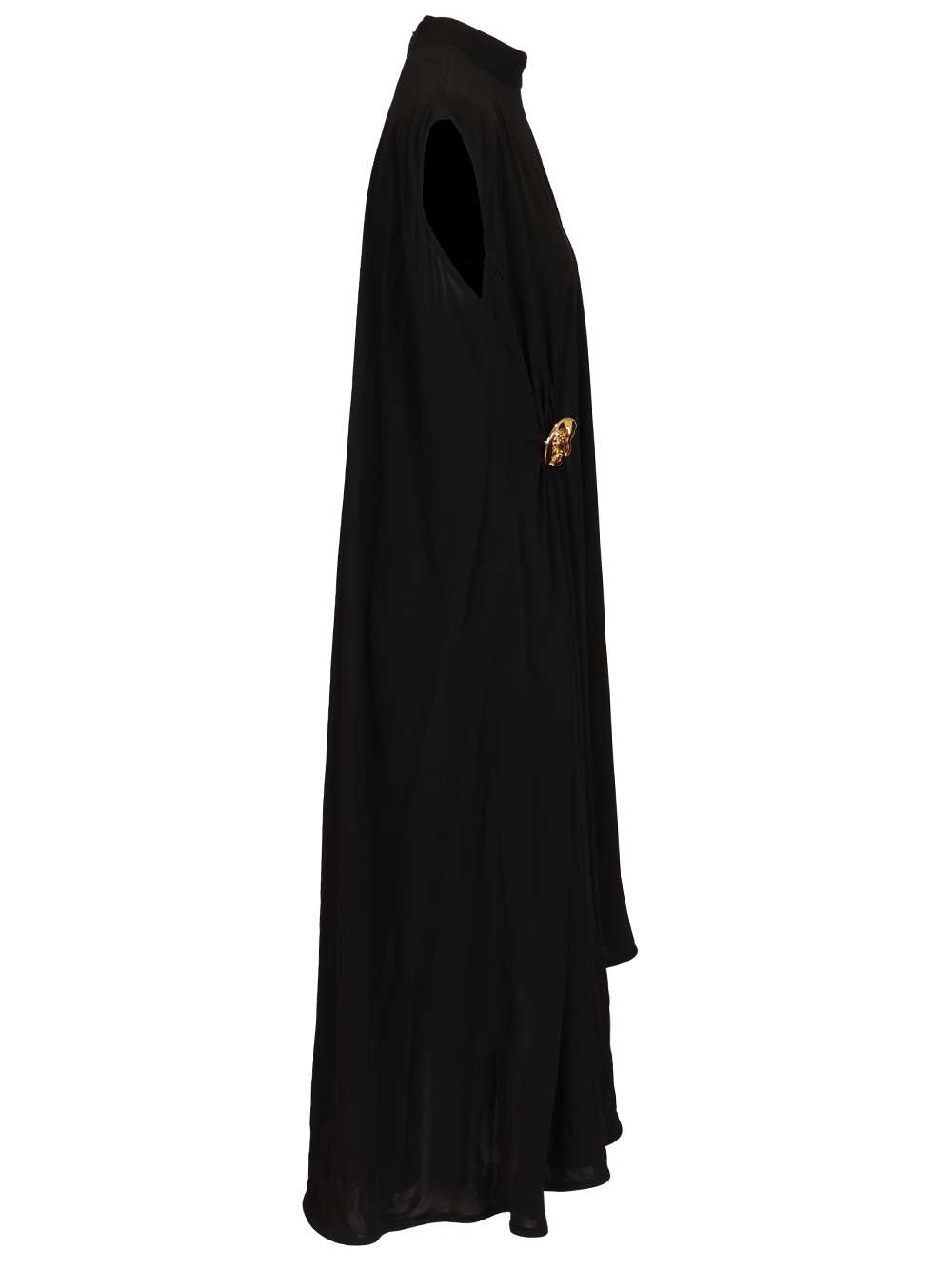 Bottega Veneta Crepe Viscose Jersey Dress Abiti - Nero | 736ed86f456844822a423fcaf3439410a816b86a