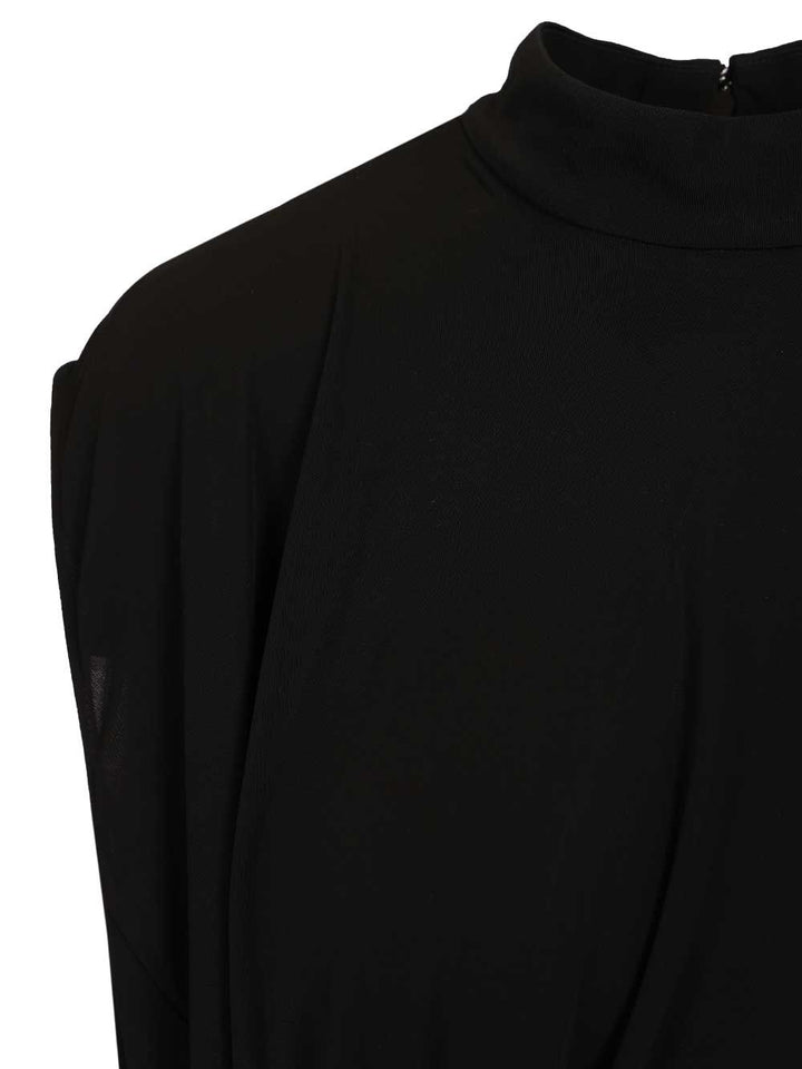 Bottega Veneta Crepe Viscose Jersey Dress Abiti - Nero | c4e1a539ef7fe97ca203f760de92dd7503fea059