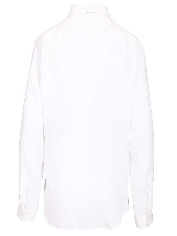 Tom Ford Silk Tuxedo Shirt Shirts - Bianco | 378307ba093592f35225b6dcbbb466fc0423b808