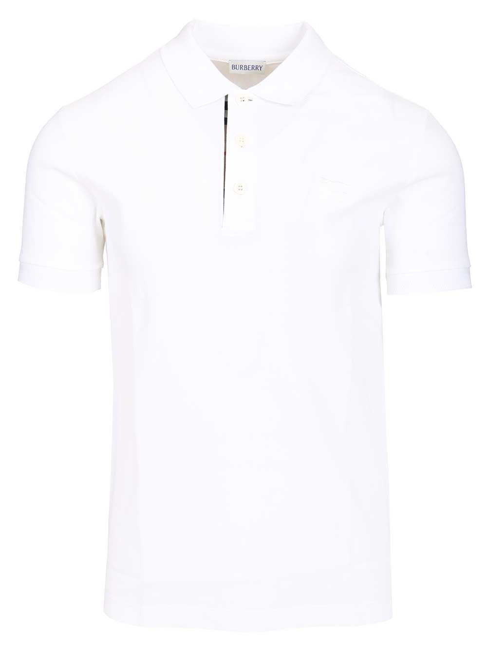 Burberry Cotton Polo Polo shirt - Bianco | d3535898b3e1fe816b94f530fc3574136f3d621e