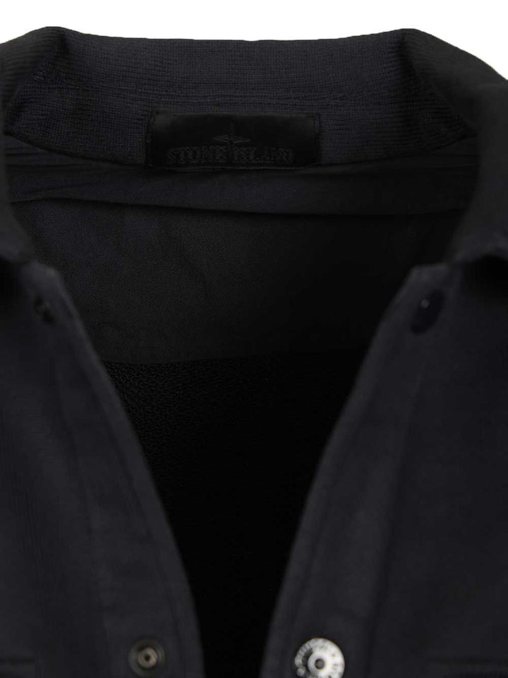 Stone Island Ghost Overshirt Sweatshirts - Blu | ca67ccb1088fcd37d1f53188836ee5c3393ab733