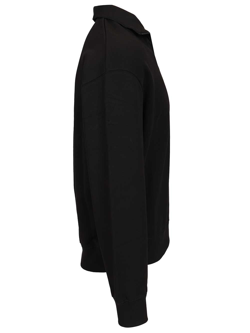 Maison KitsunÉ Zip-Up Sweatshirt Sweatshirts - Nero | a0324262281bcc6aba086742b0ccacb5a6b7332a