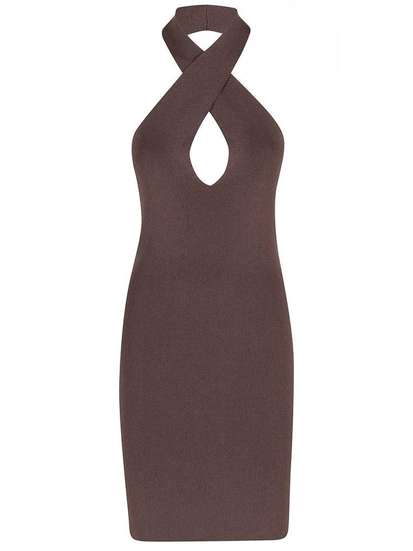 Short Dress Abiti Marrone