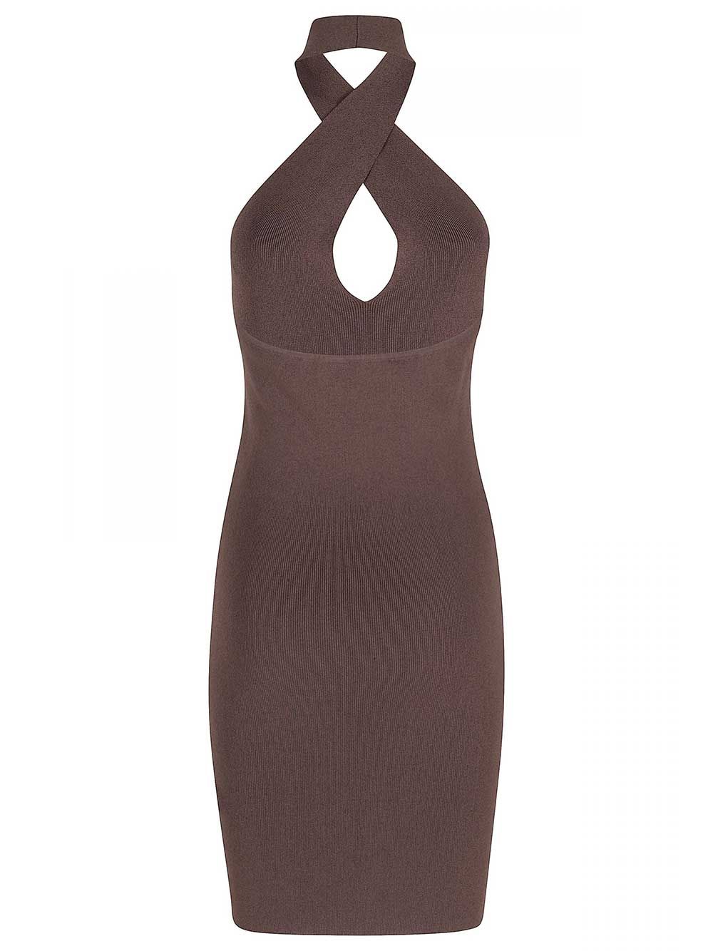 Federica Tosi Short Dress Abiti - Marrone | 1bfdb749a48316dd6669f4aa3ee9ba82eb34bdc7