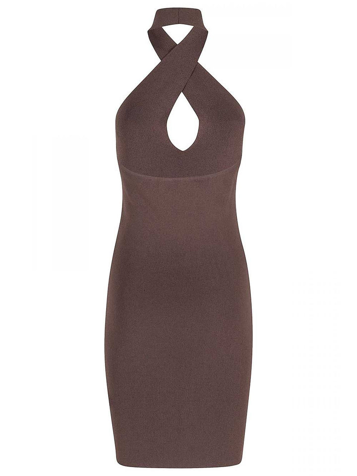 Federica Tosi Short Dress Abiti - Marrone | 1bfdb749a48316dd6669f4aa3ee9ba82eb34bdc7