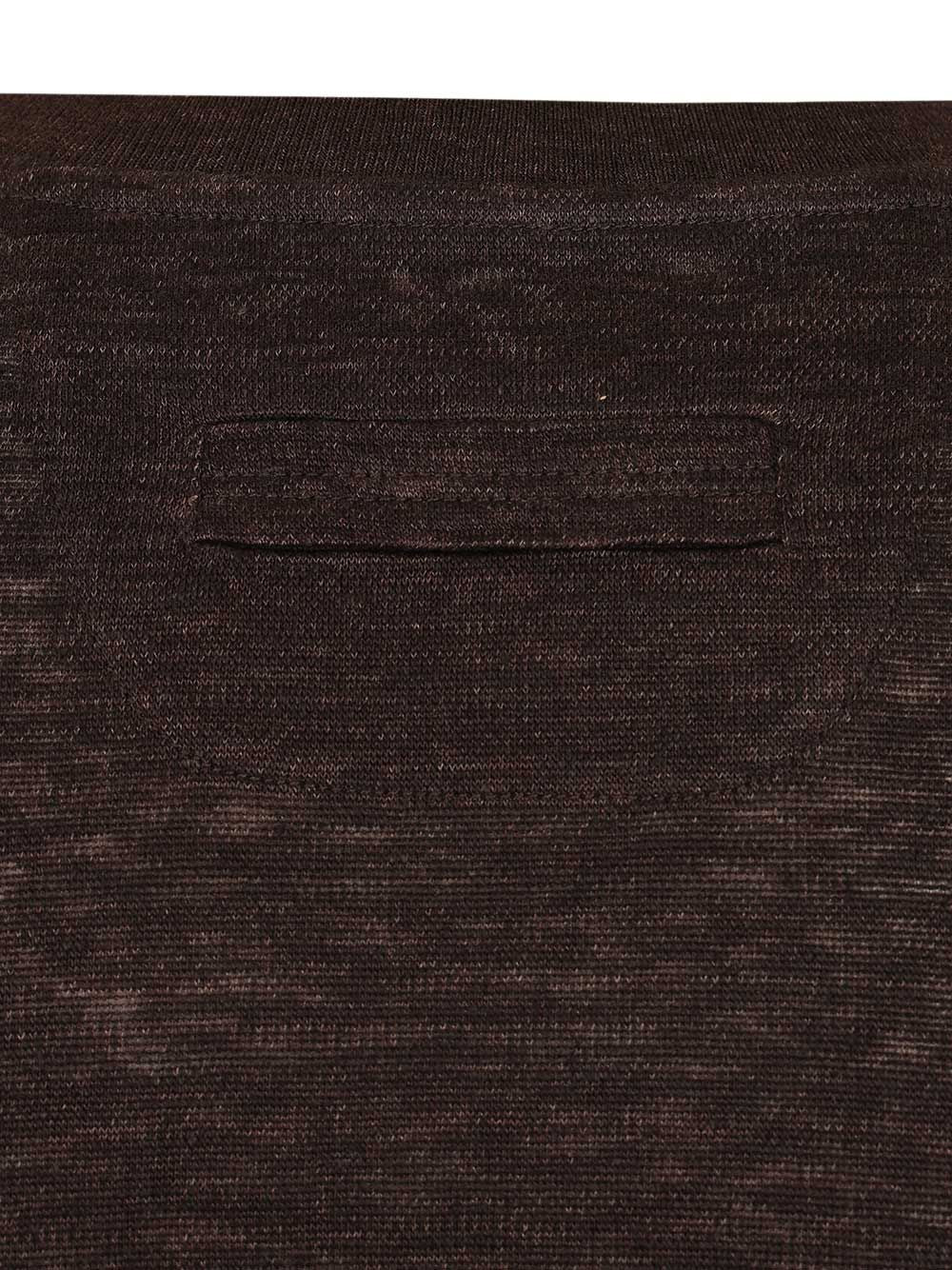 Ermenegildo Zegna Linen . T-Shirt - Marrone | 8d7140ee835beaca3db1f50a533d71c3d9c39d93