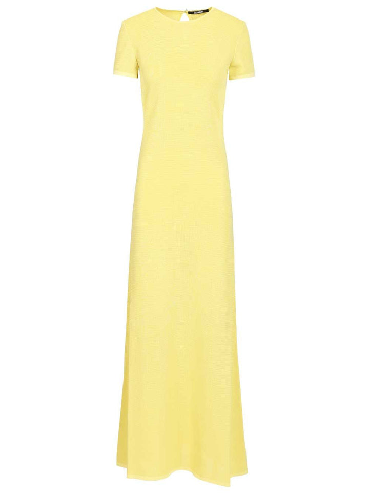 Jacquemus La Robe Maille Maxi Dress Abiti - Giallo | f6a3a69ac514724da719ae69fc761345b00b34a6