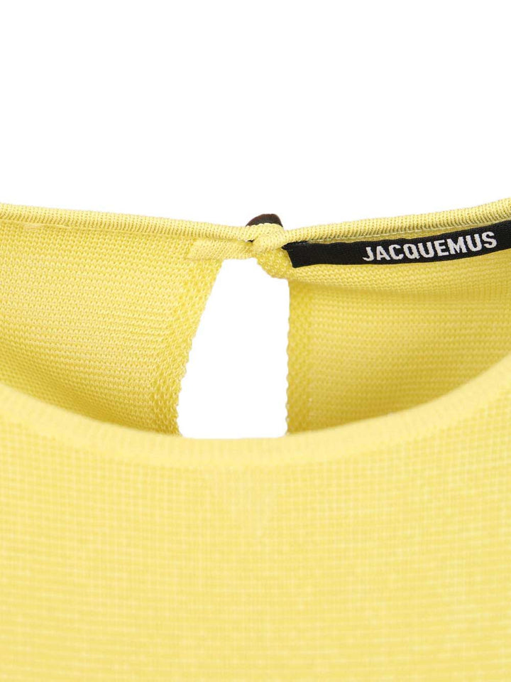 Jacquemus La Robe Maille Maxi Dress Abiti - Giallo | be9d9ea0a310c236b53d6a88c909d71374c59a53