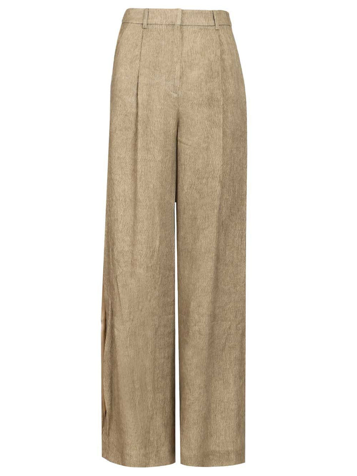Hui Marigold Trousers - Beige | 9af2f2e6ebfdc562aa084c461e79455c6e194c27