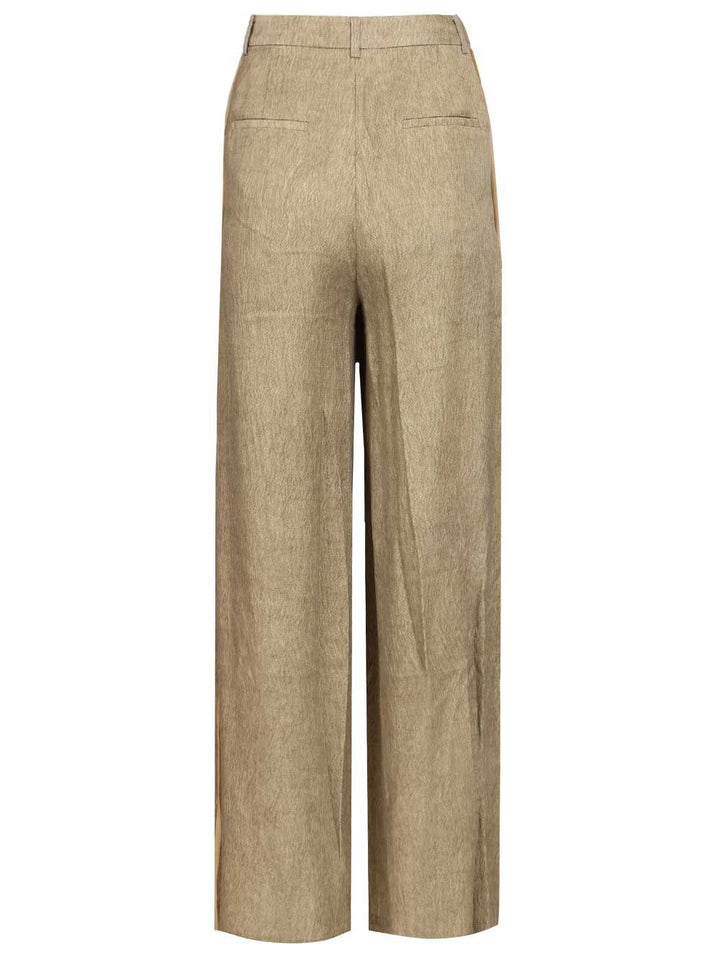 Hui Marigold Trousers - Beige | 54360649a183986b5538d4417f249f0a55ddd698