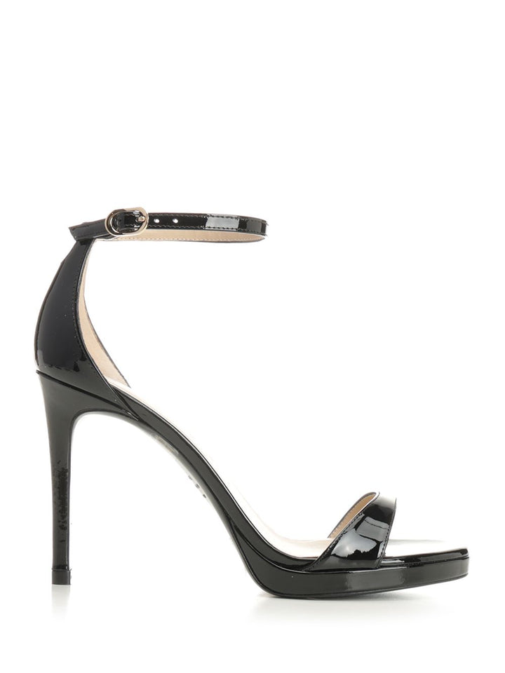 Stuart Weitzman Nudist 100 Sandal Sandali - Nero | 852ed5926e65fdf8f75198ab6218c5a481c3f7ec