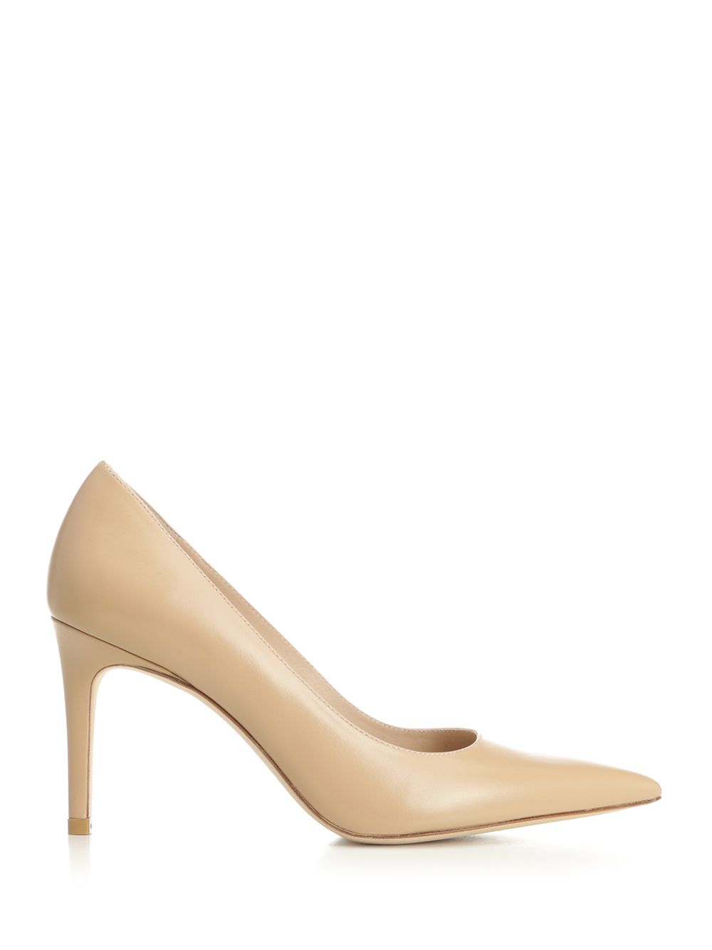 Stuart Weitzman Stuart Power 85 Decollete - Beige | 861ecbbfdebea8010b603bc653fc10bb6fb6675e