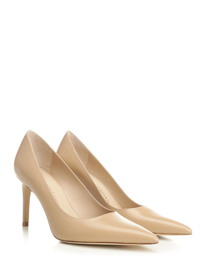 Stuart Weitzman Stuart Power 85 Decollete - Beige | 0288f2770dc7b9f986174d46dc7282d11d32d7c4