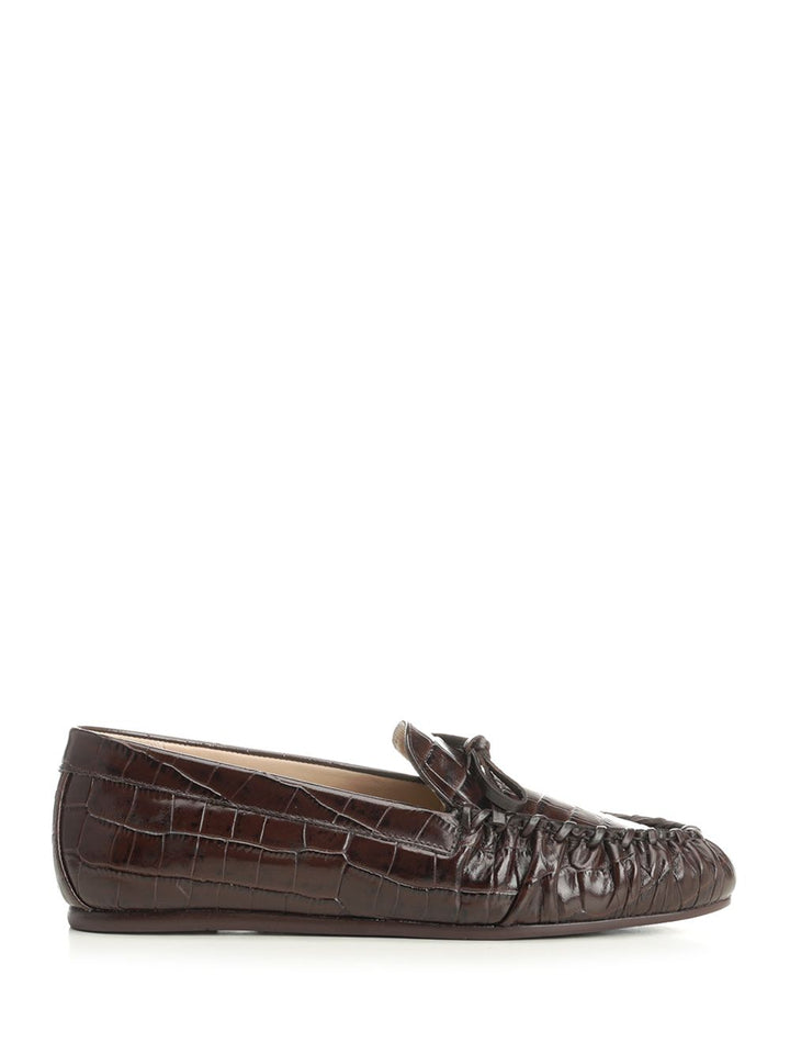 Stuart Weitzman Britt Bow Scarpe basse - Marrone | 1e01d813c18a26e4b5cd073245e4ca88e0065a1b