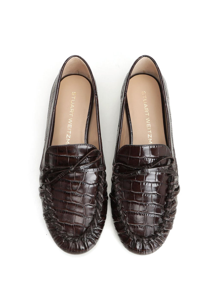 Stuart Weitzman Britt Bow Scarpe basse - Marrone | 0efad4fe19aaeb09162640854669c99a2fdc99fc