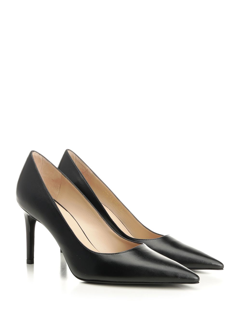 Stuart Weitzman Stuart Power 85 Decollete - Nero | e5a5953ae1643bb979810c070f3baecd405f5db2