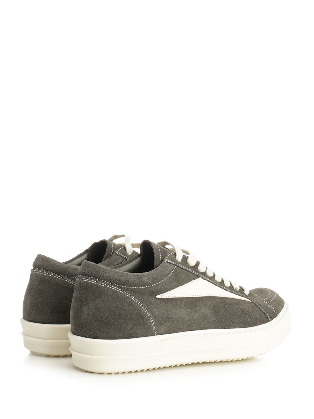 Rick Owens Vintage Suede Sneakers - Grey | 7f1a7411d995733c758ed4b88b4ba8d31835e276
