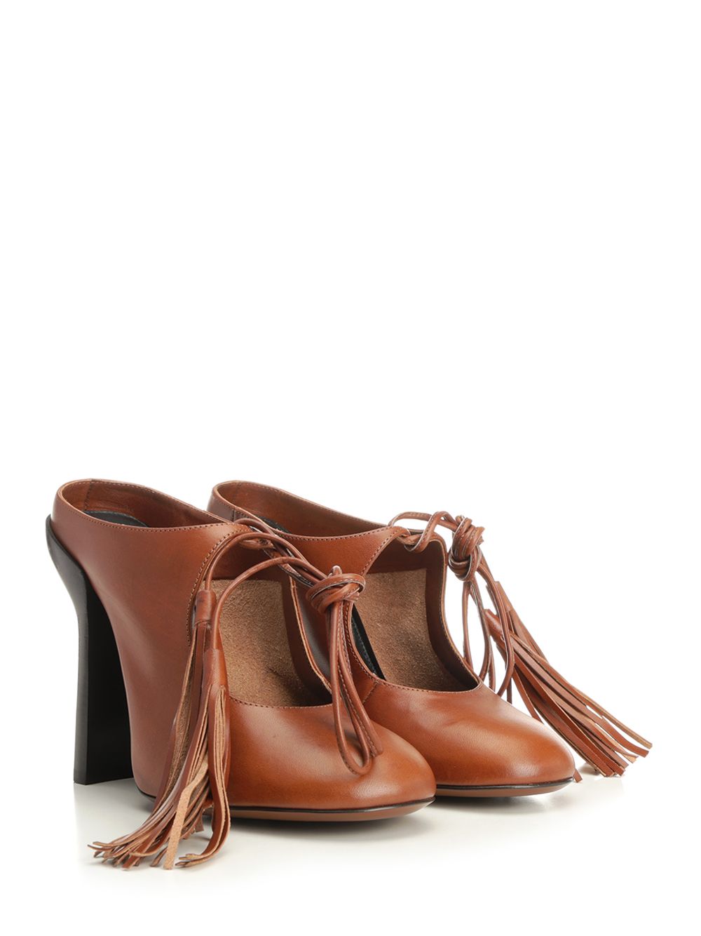 Dries Van Noten Lace-Up Décolleté Sandali - Bordeaux | 7144b8a9e8b2ab0d27d12512d6d1c71c8a4fc288