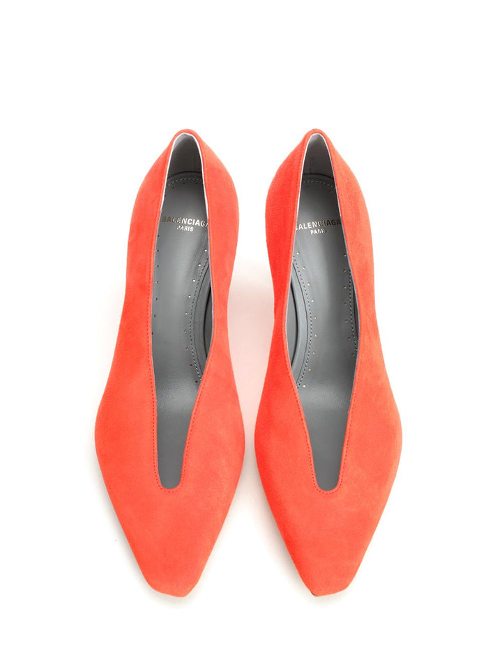 Balenciaga Duchesse Décolleté Decollete - Rosso | 29426238d12a500e3e208863efce882c088463d7