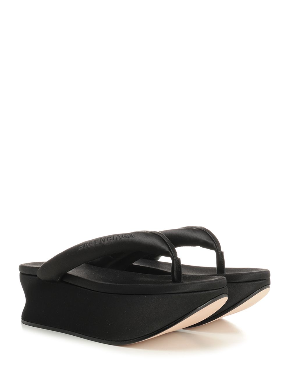 Balenciaga Gaeta Flip-Flops Sandali - Nero | c6bf83a20d16c0dd2bf199bb901505cadd2615d6