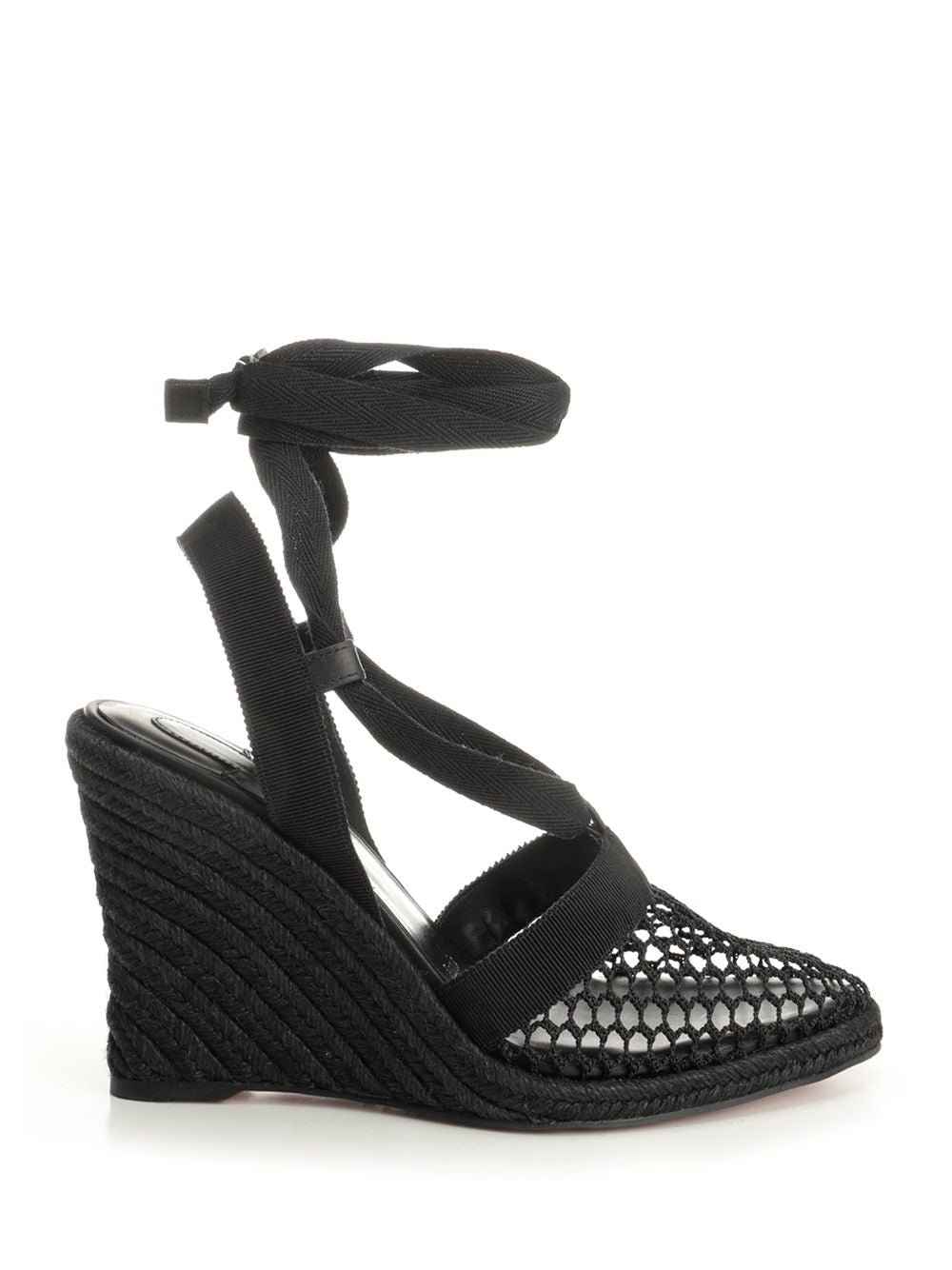 Christian Louboutin Toleda" Espadrille Sandali - Nero | 9bfd189ed364130fc5c67096b36ba47943edd53d