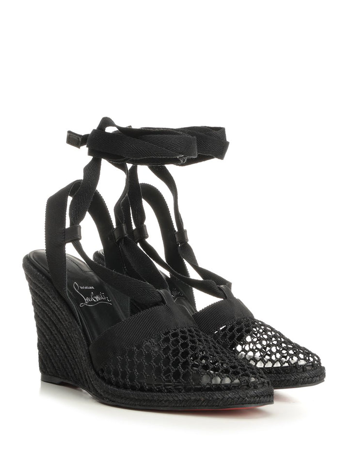Christian Louboutin Toleda" Espadrille Sandali - Nero | f89a3eaab81a215154a0a872dcd05f005cad16de