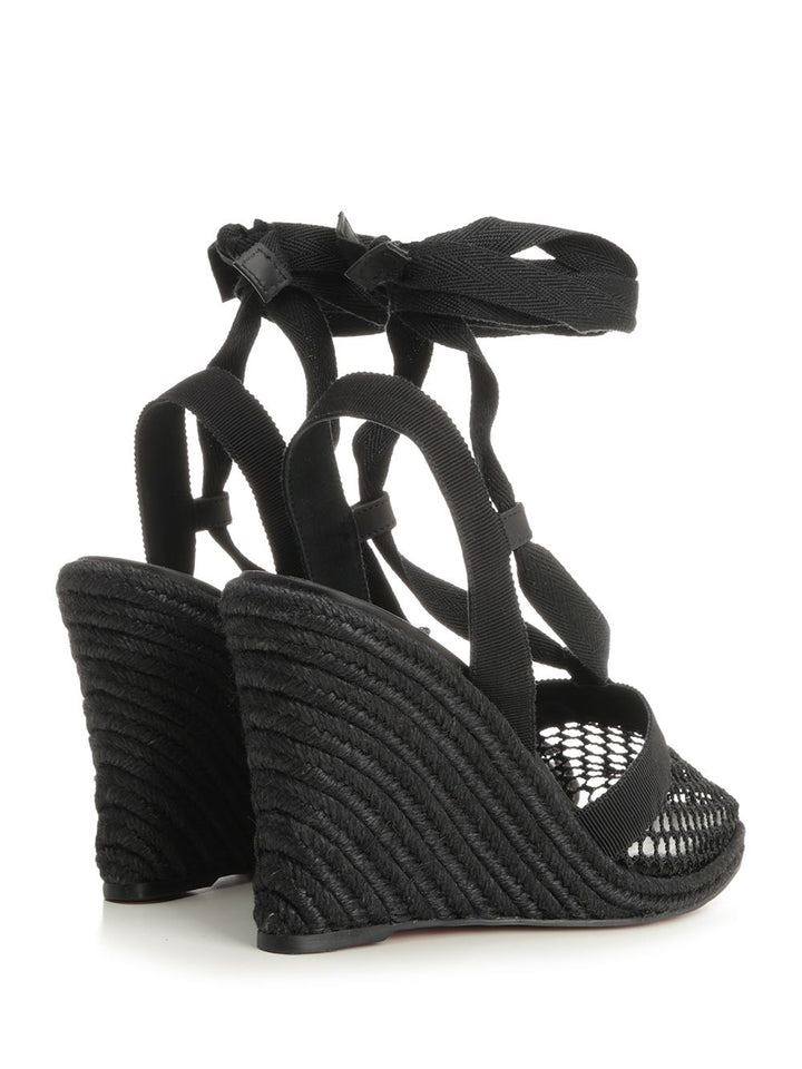 Christian Louboutin Toleda" Espadrille Sandali - Nero | 064783e5fbdef4d2f053004cbdb857271d5e75fa