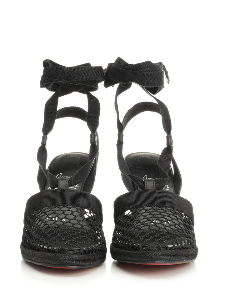 Christian Louboutin Toleda" Espadrille Sandali - Nero | b1880d03d5465eb5c5d6011449b405753cfde108