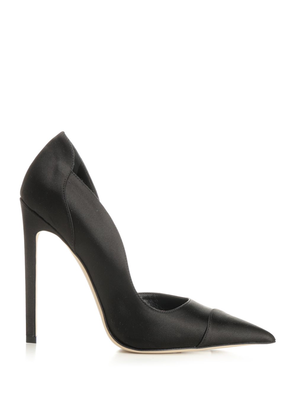 Jimmy Choo Brigitte Décolleté In Black Satin Decollete - Nero | 3027b9750d25ed1561686488f7bf679e3f479685