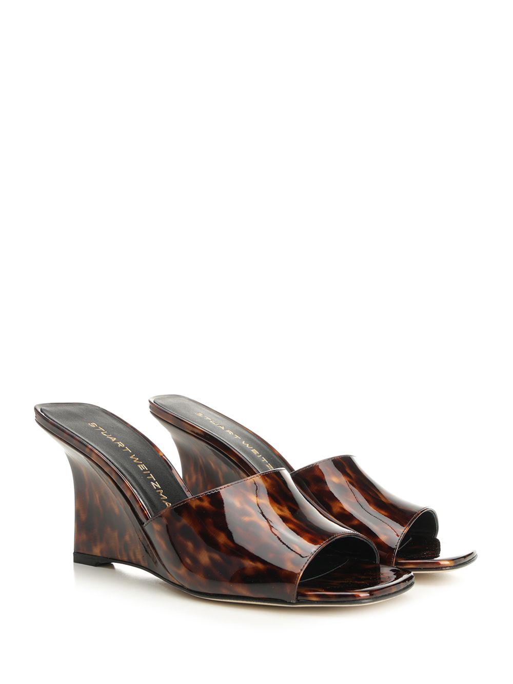 Stuart Weitzman Mule Vinnie Wedge 85 Sandali - Animalier | be37f92071754a64bf7c5dcc1dac2bcd20f1e085