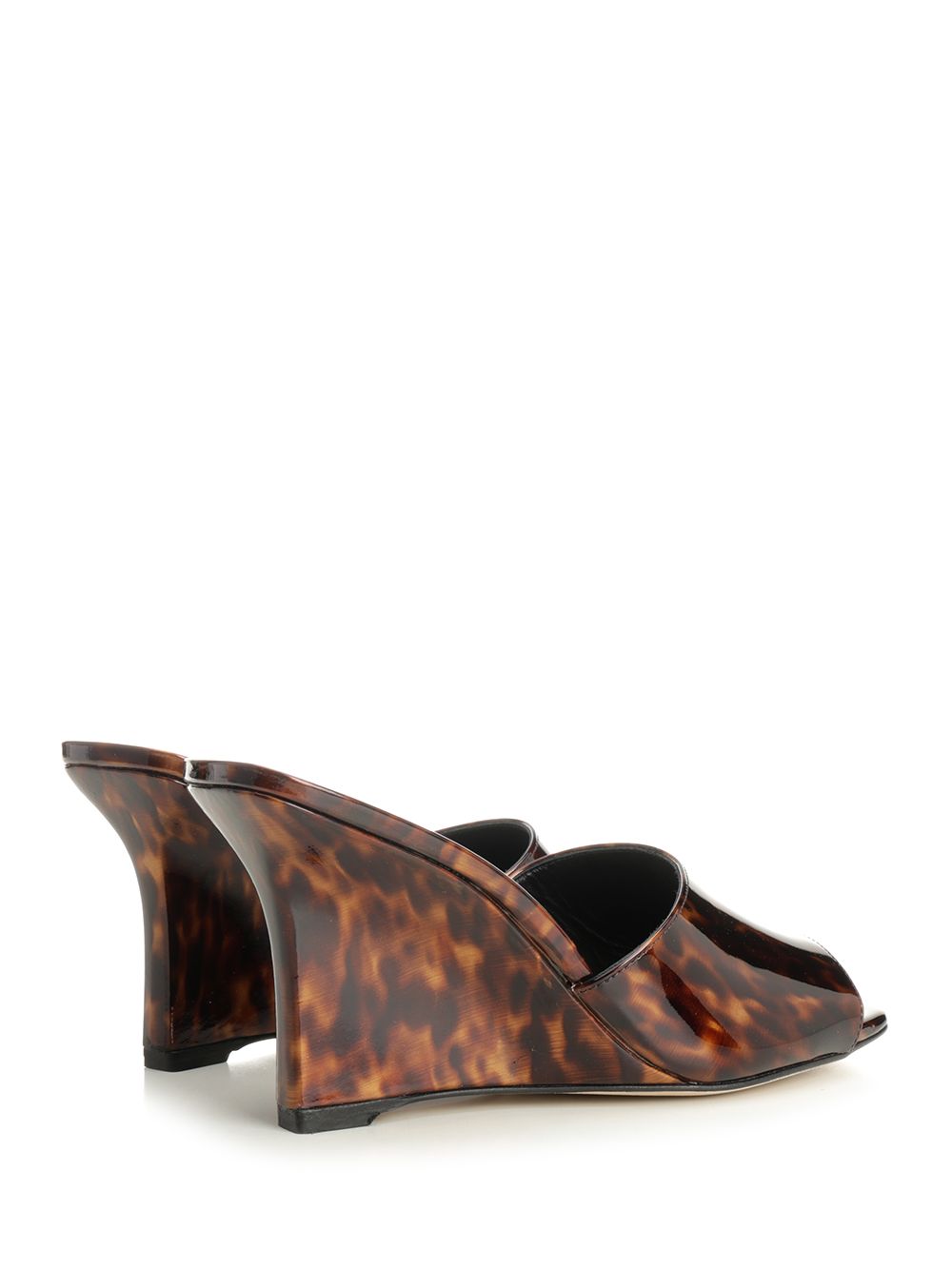 Stuart Weitzman Mule Vinnie Wedge 85 Sandali - Animalier | 945b7630465ce7f22e6563eb0eb5a0833fb26b0c