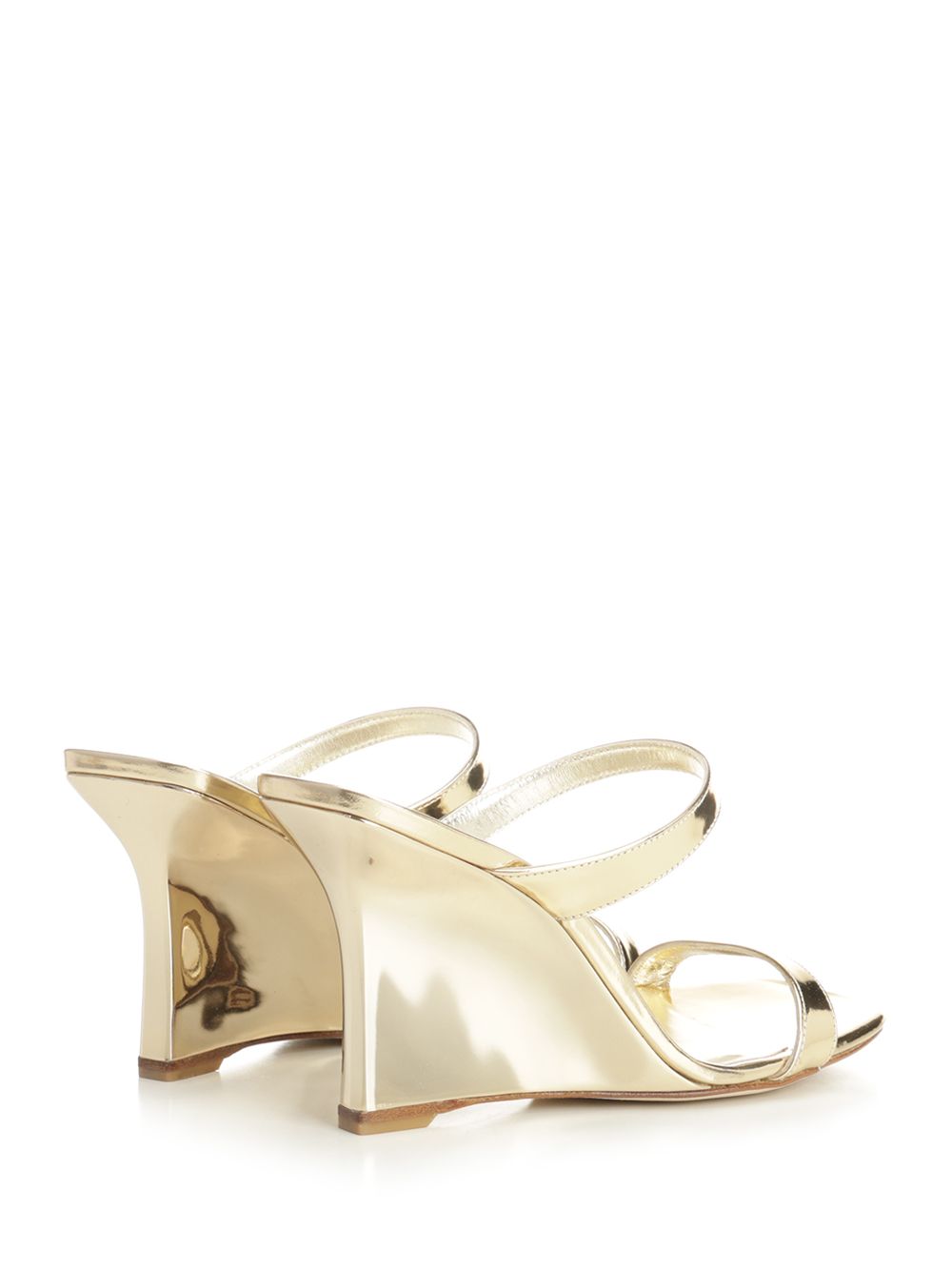 Stuart Weitzman Vinnie Wedge Slide 85 Sandali - Marrone | 007b977f4feb04f93ca9947e24320825b389a171